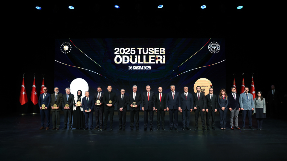 2025 TÜSEB Aziz Sancar Bilim, Hizmet ve Teşvik Ödülleri, Cumhurbaşkanımız Sayın Recep Tayyip Erdoğan’ın Teşrifleriyle Sahiplerini Buldu