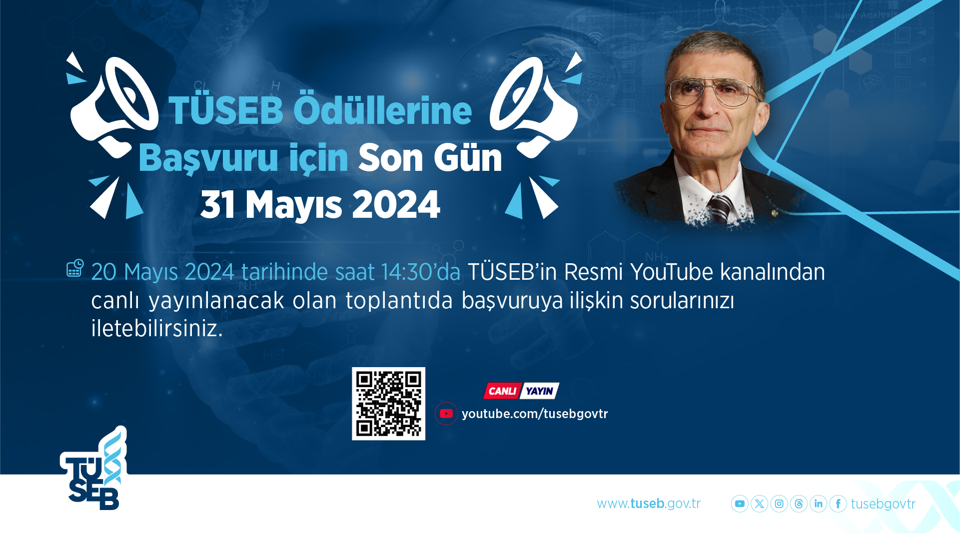 TÜSEB Ödüllerine Son Başvuru Tarihi 31 Mayıs 2024