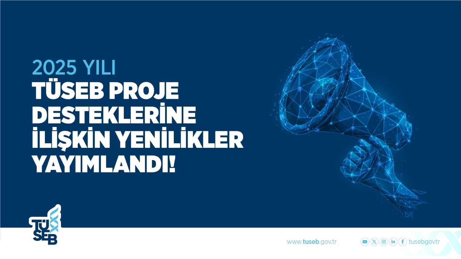 2025 Yılı TÜSEB Proje Desteklerine İlişkin Yenilikler Yayımlandı