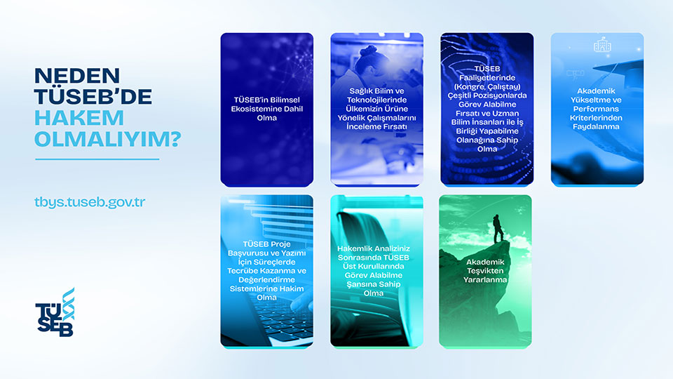 TÜSEB Hakem Havuzuna Katılın