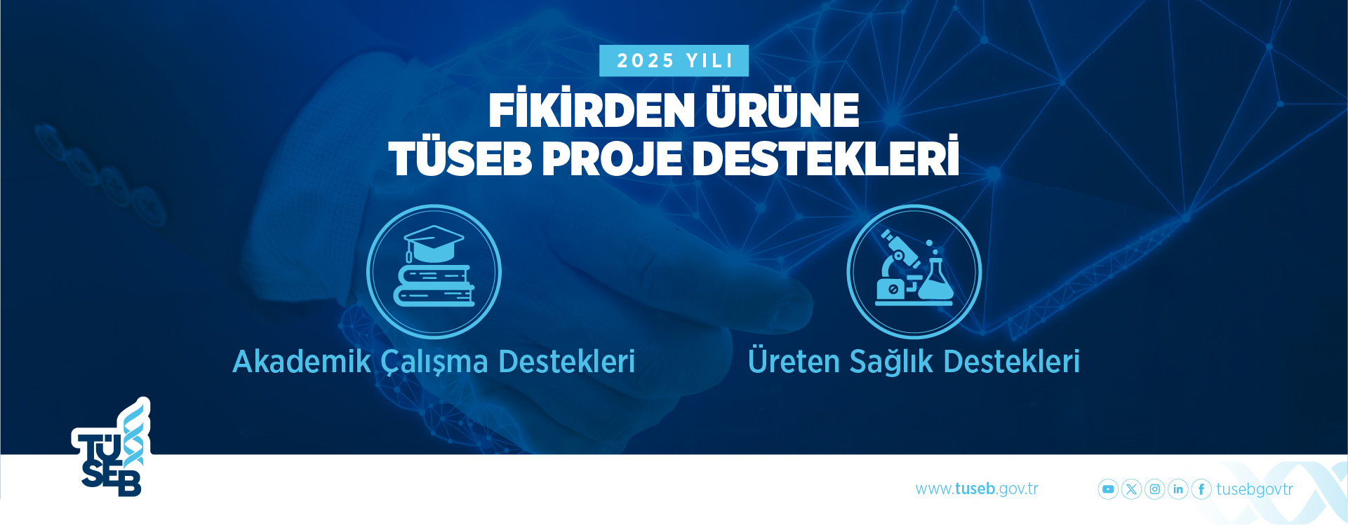 2025 Yılı Fikirden Ürüne TÜSEB Proje Destekleri