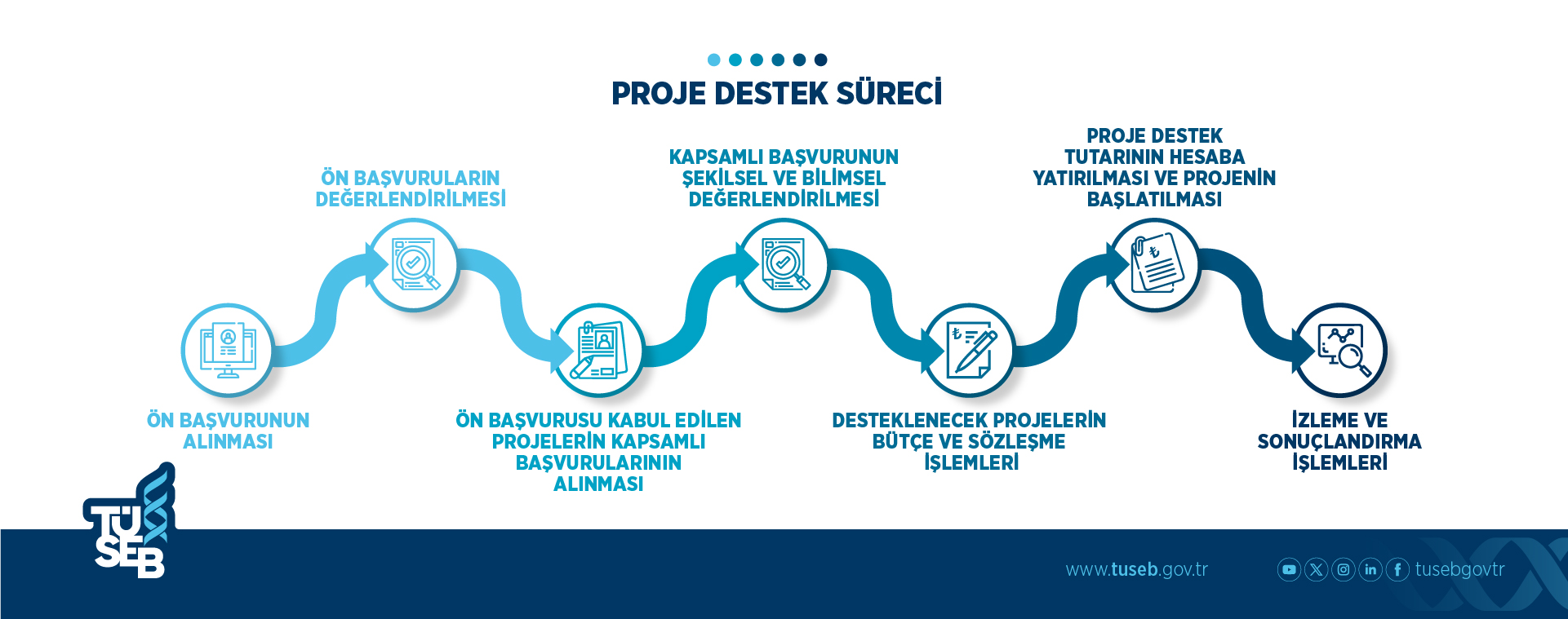 TÜSEB Proje Destek Süreci
