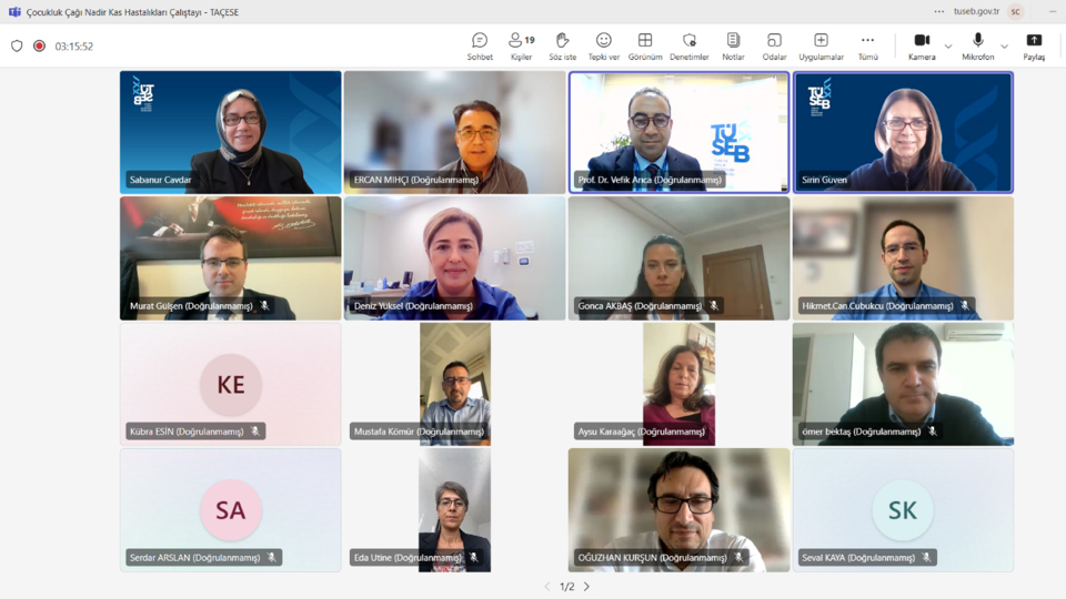   TAÇESE Tarafından Çocukluk Çağı Nadir Kas Hastalıkları Çalıştayı Gerçekleştirildi