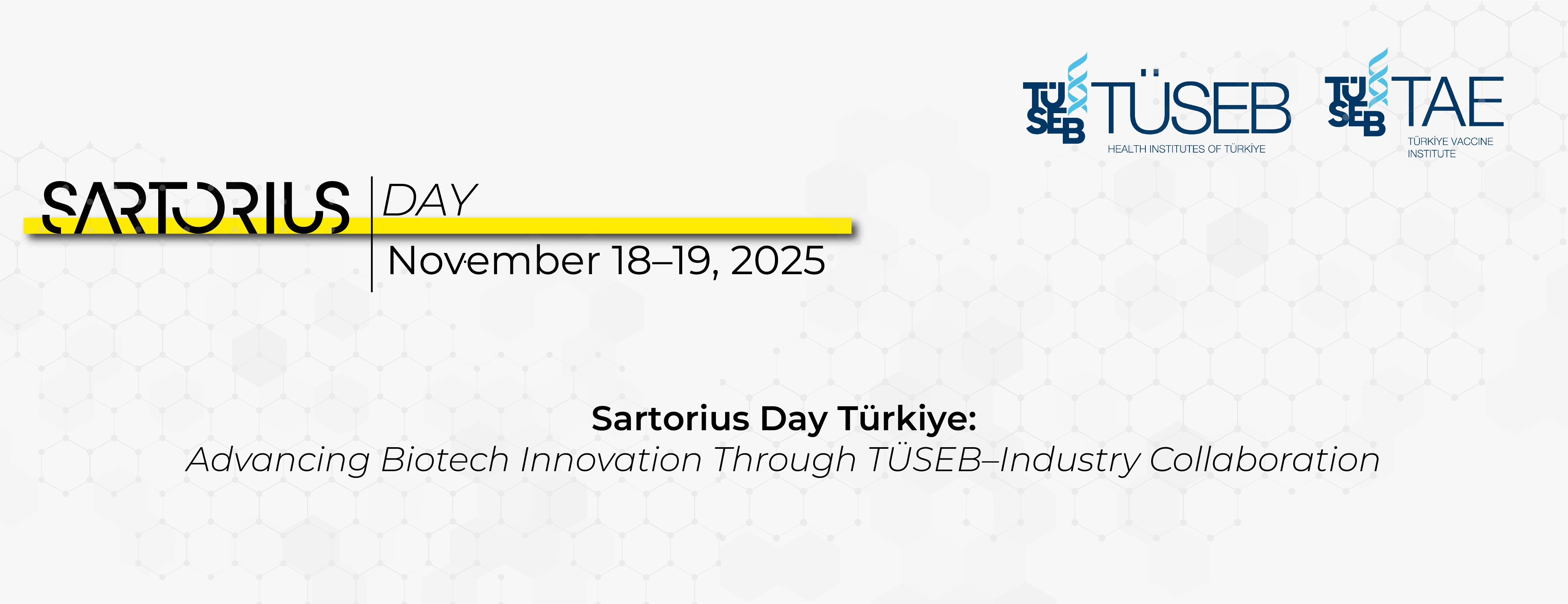 Sartorius Day November 18-19, 2025