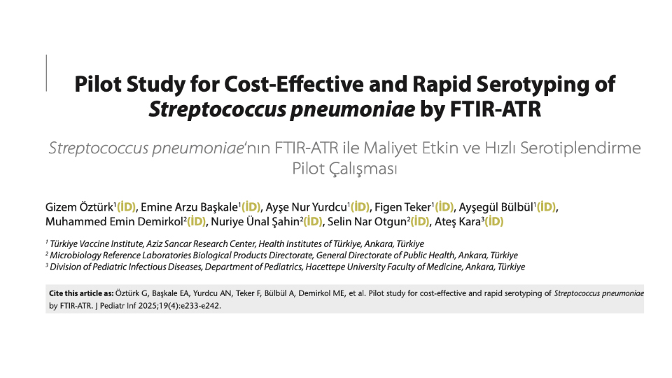 Pilot Study for Cost-Effective and Rapid Serotyping of Streptococcus pneumoniae by FTIR-ATR