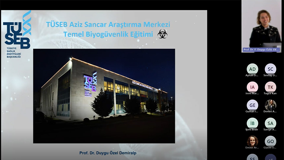 Eğiticinin Eğitimi Laboratuvar Güvenliği Eğitimi Gerçekleştirildi