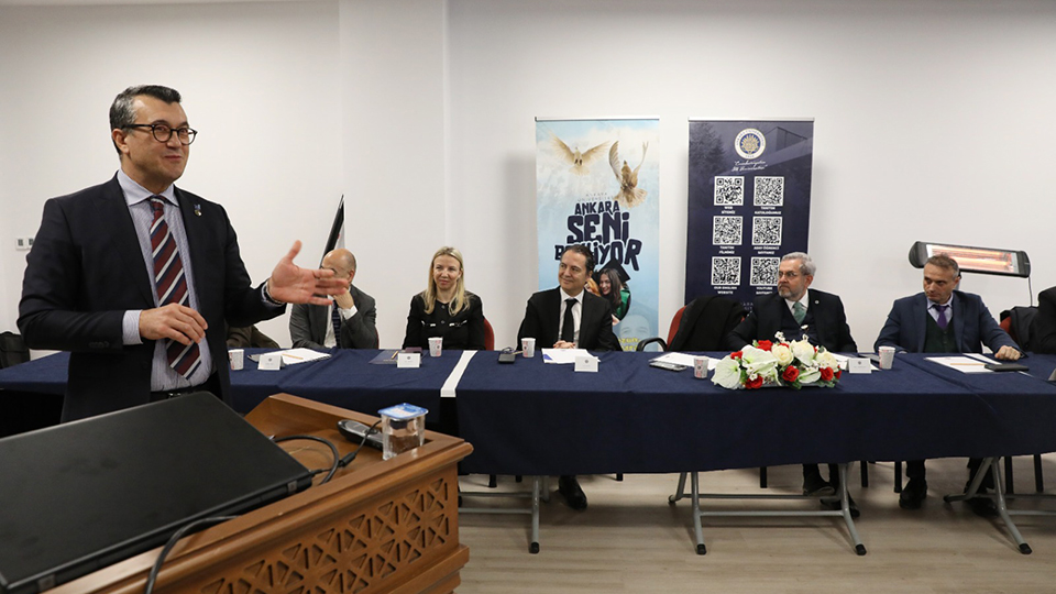 TÜSEB Başkanı Ankara Üniversitesi Kök Hücre, Onkoloji Araştırma ve Uygulamaları Mükemmeliyet Merkezi Tanıtım Toplantısına Katıldı