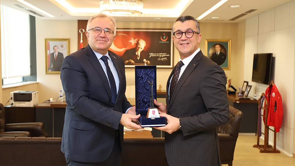 Hacettepe Üniversitesi Rektörü Prof. Dr. Mehmet Cahit GÜRAN, TÜSEB Başkanı Prof. Dr. Ümit KERVAN’a Nezaket Ziyaretinde Bulundu