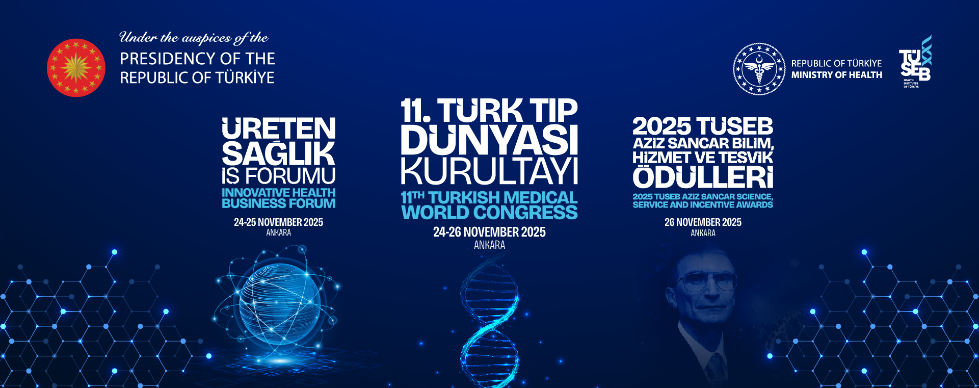 11th Turkish Medical World Congress will take place in Ankara on 24–26 November 2025