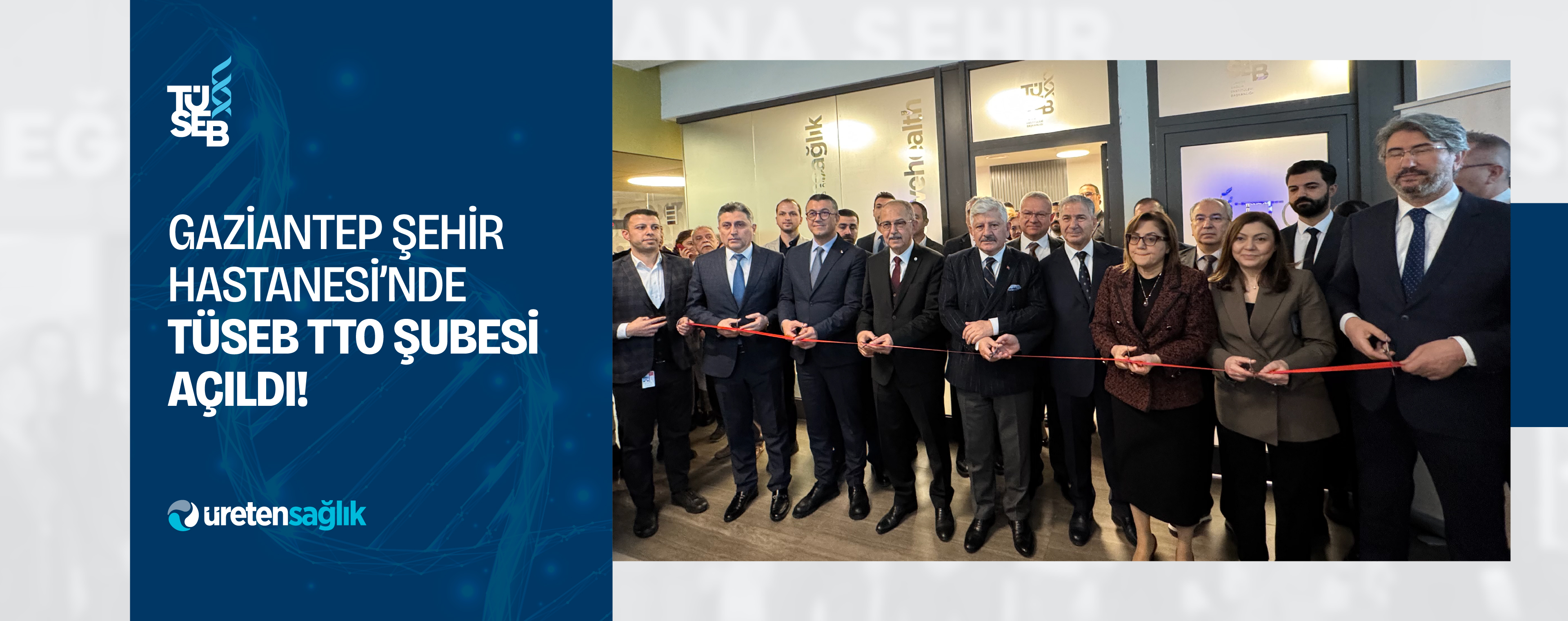 Sağlıklı Türkiye Yüzyılında Bir Adım Daha: Gaziantep Şehir Hastanesi’nde TÜSEB TTO Şubesi Açıldı