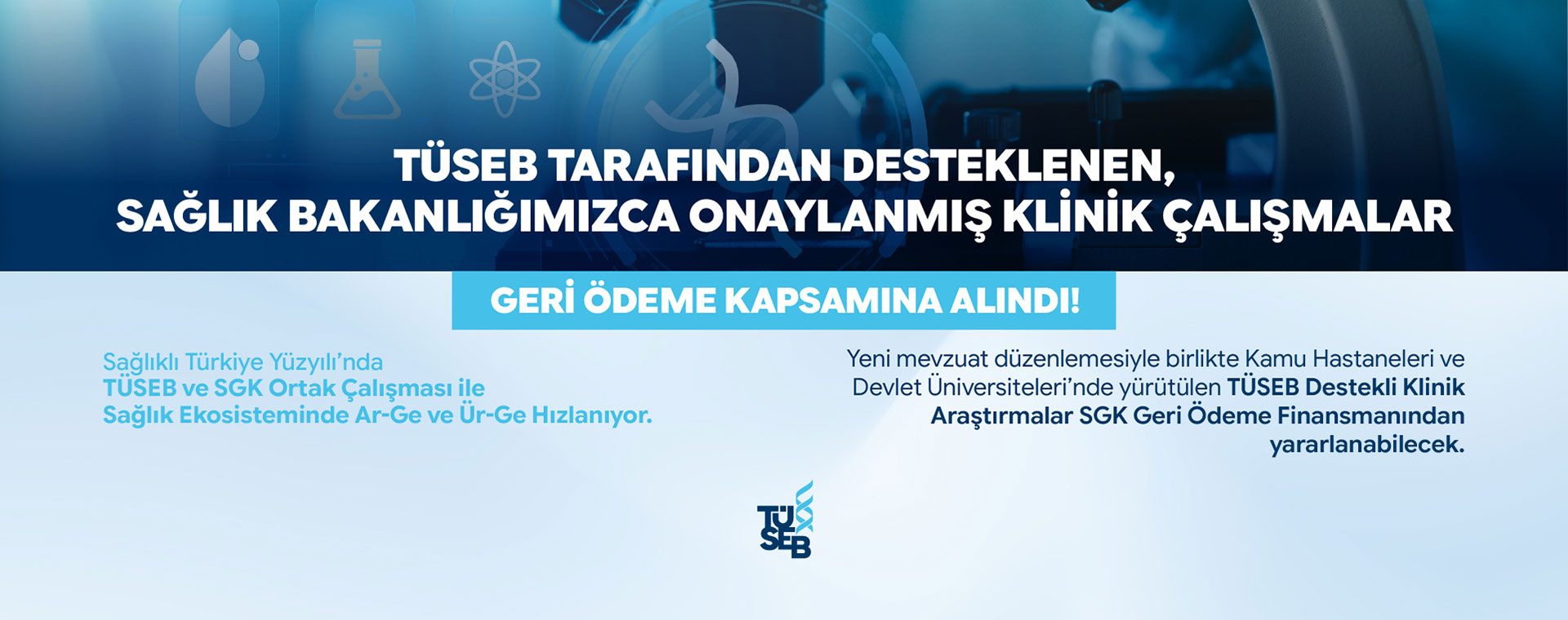 Sağlıklı Türkiye Yüzyılı’nda TÜSEB ve SGK Ortak Çalışması ile Sağlık Ekosisteminde Ar-Ge ve Ür-Ge Hızlanıyor.