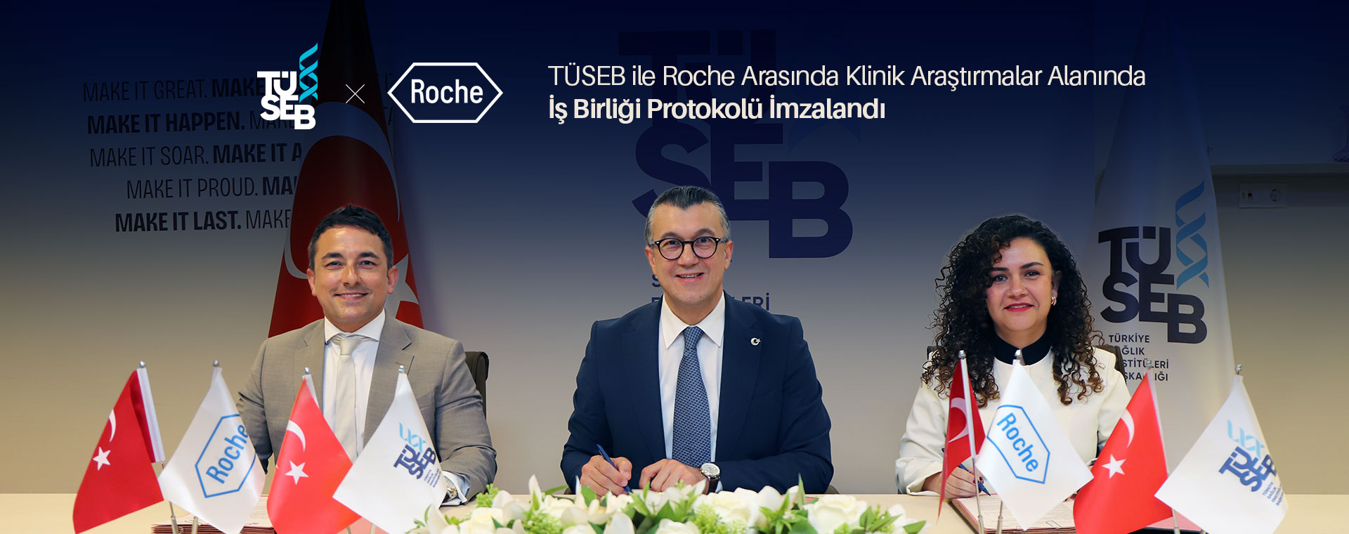 TÜSEB ile Roche Arasında Klinik Araştırmalar Alanında İş Birliği Protokolü İmzalandı