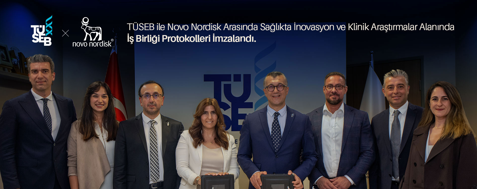 TÜSEB ile Novo Nordisk Arasında Sağlıkta İnovasyon ve Klinik Araştırmalar Alanında İş Birliği Protokolleri İmzalandı