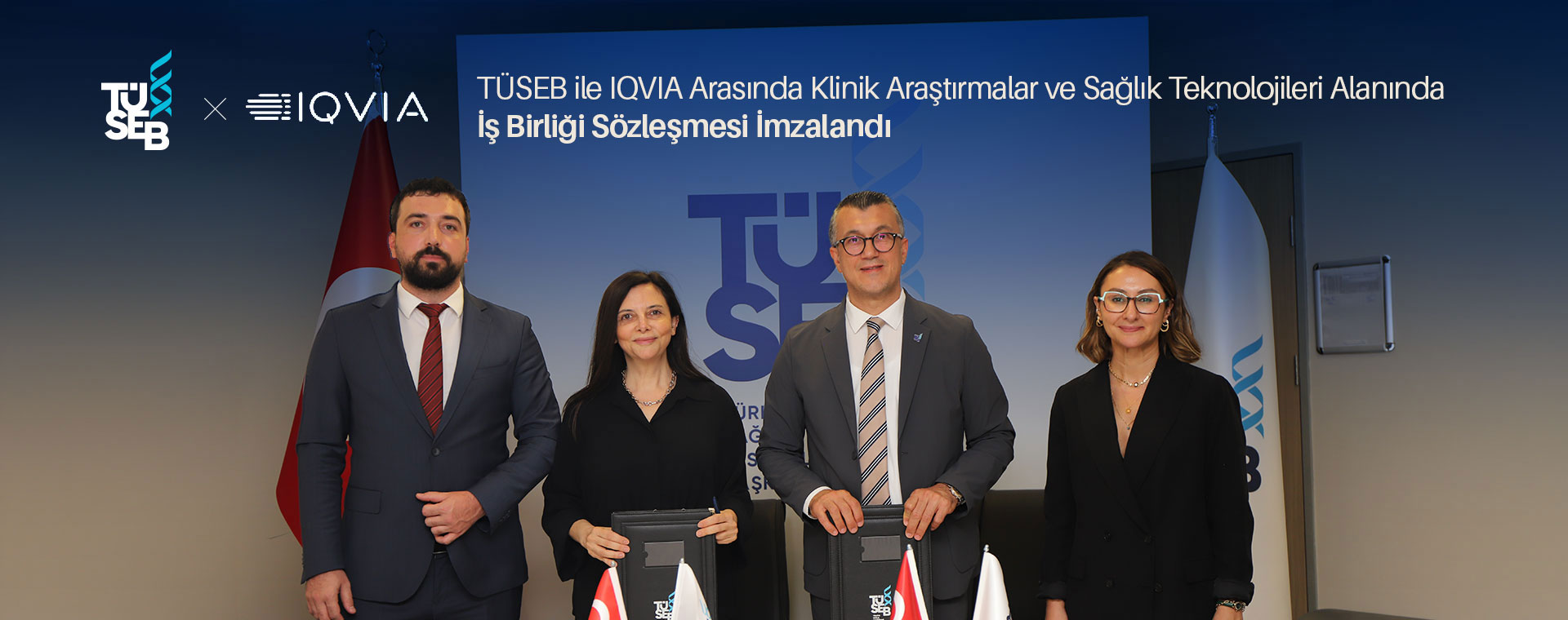 TÜSEB ile IQVIA Arasında Klinik Araştırmalar ve Sağlık Teknolojileri Alanında İş Birliği Sözleşmesi İmzalandı