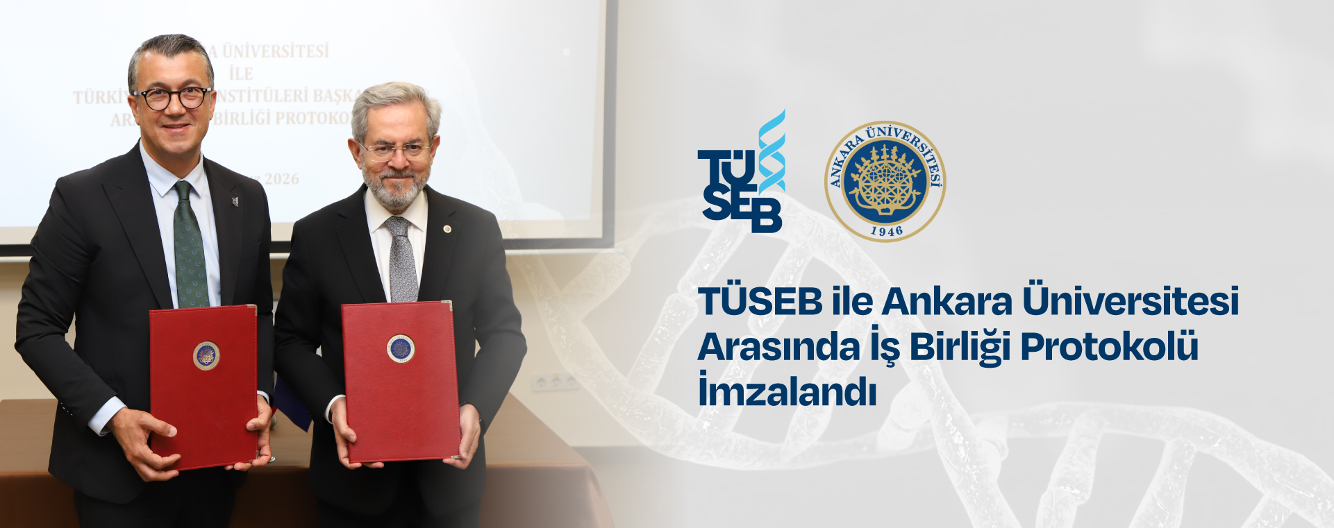 TÜSEB ile Ankara Üniversitesi Arasında İş Birliği Protokolü İmzalandı