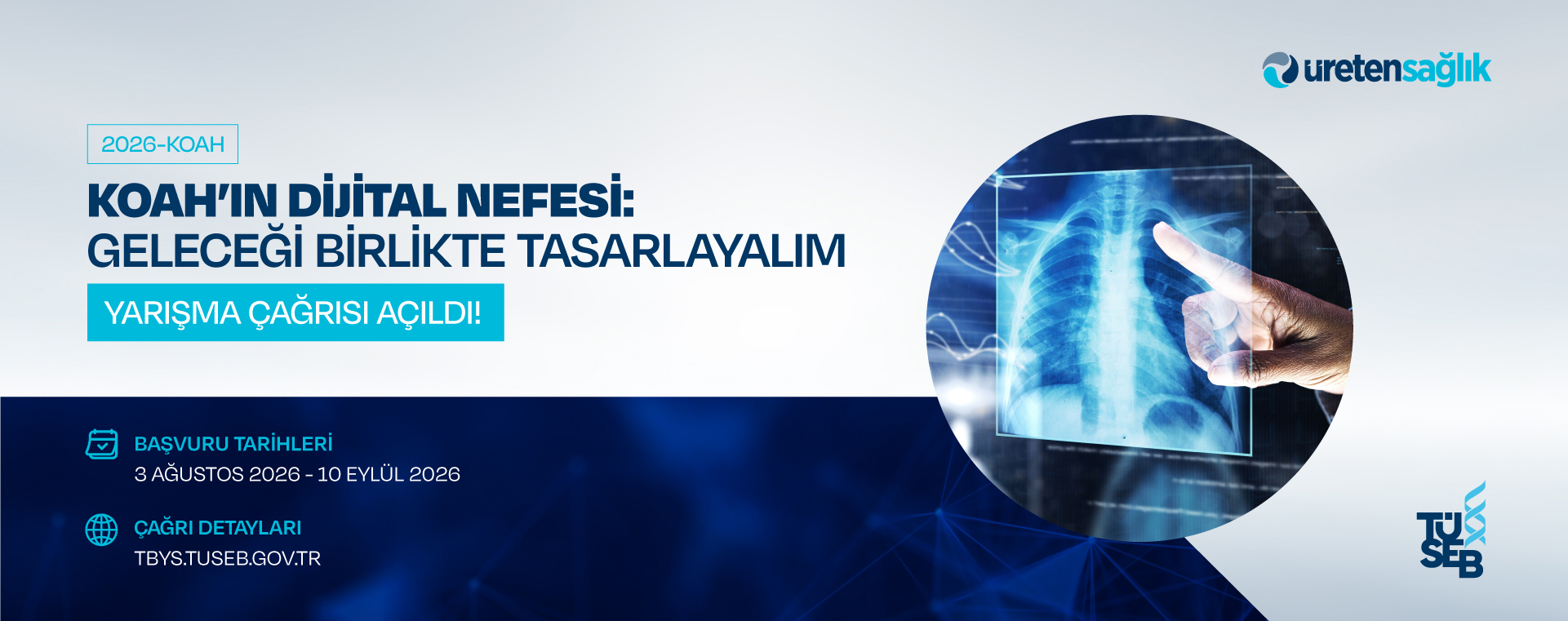 TÜSEB Koah’ın Dijital Nefesi: Geleceği Birlikte Tasarlayalım  Yarışma Çağrısı Açıldı!