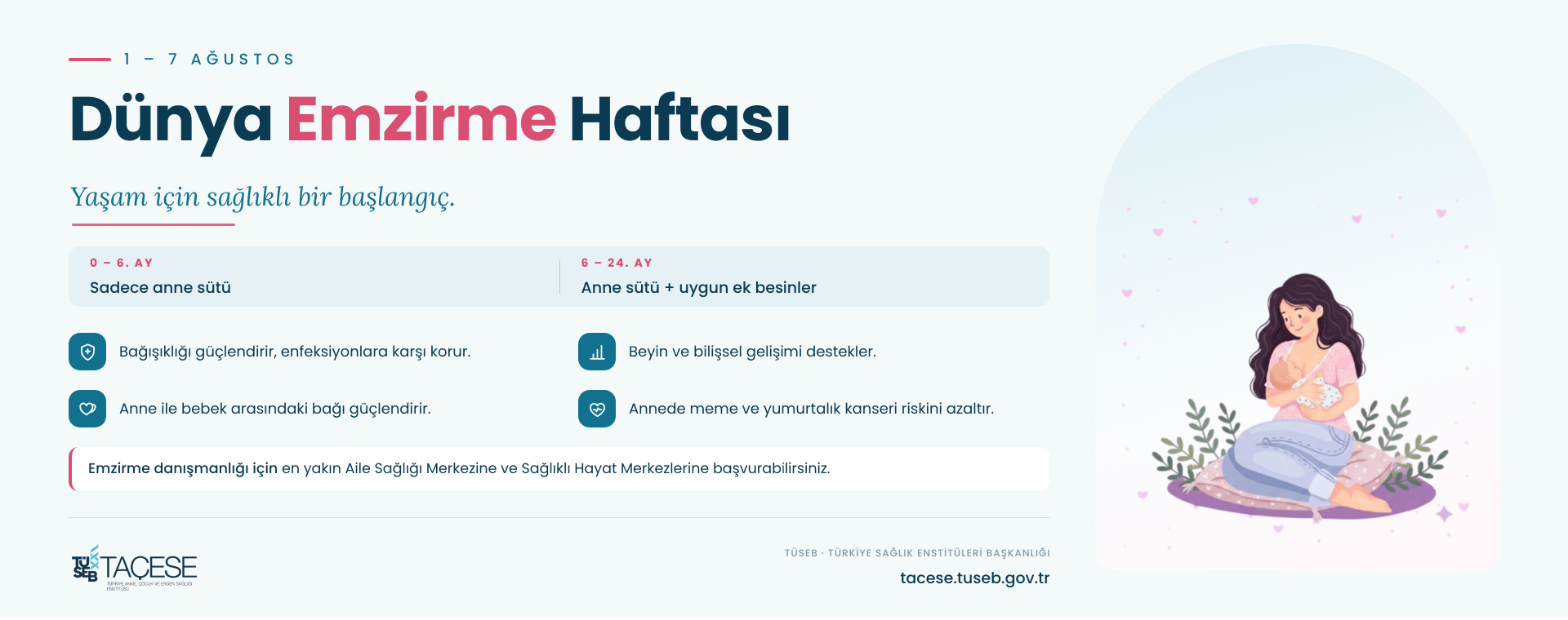 Dünya Emzirme Haftası: Yaşam İçin Sağlıklı Bir Başlangıç