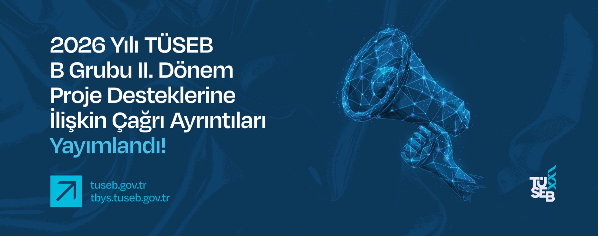 2026 Yılı TÜSEB B Grubu II. Dönem Proje Desteklerine İlişkin Çağrı Ayrıntıları Yayımlandı!