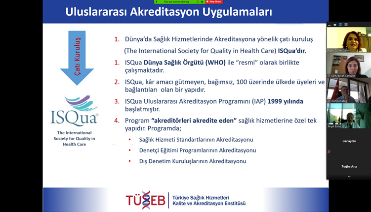 TÜSKA'dan DEİK/Sağlık İş Konseyi Yürütme Kuruluna Bilgilendirme Toplantısı