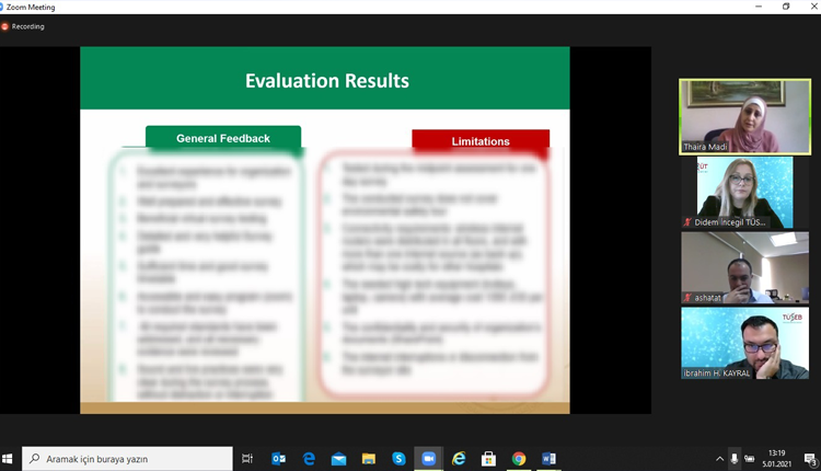 TÜSKA ve HCAC (Ürdün) İş Birliği Çalışmaları