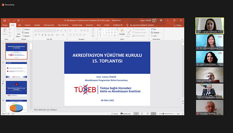 TÜSKA Akreditasyon Yürütme Kurulu 15.Toplantısı