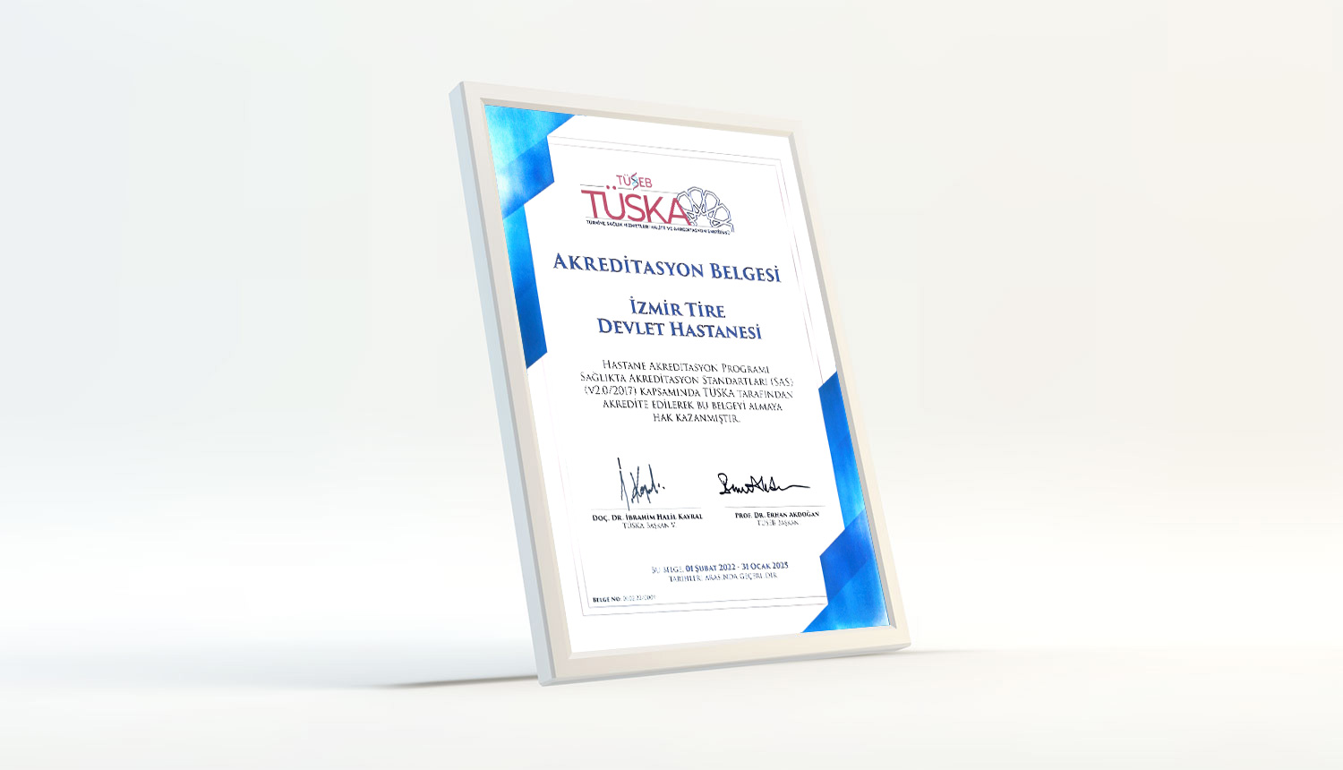 İzmir Tire State Hospital was reaccredited