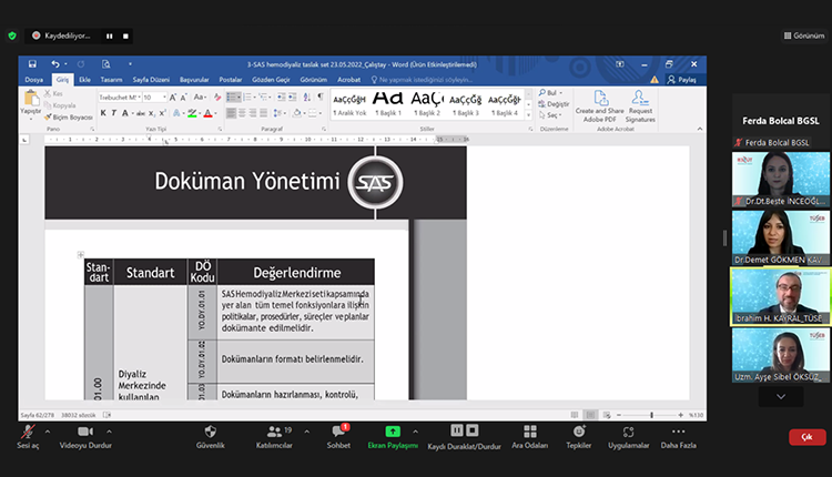 Accreditation Standards in Health Haemodialysis Set Re-Accreditation Workshop