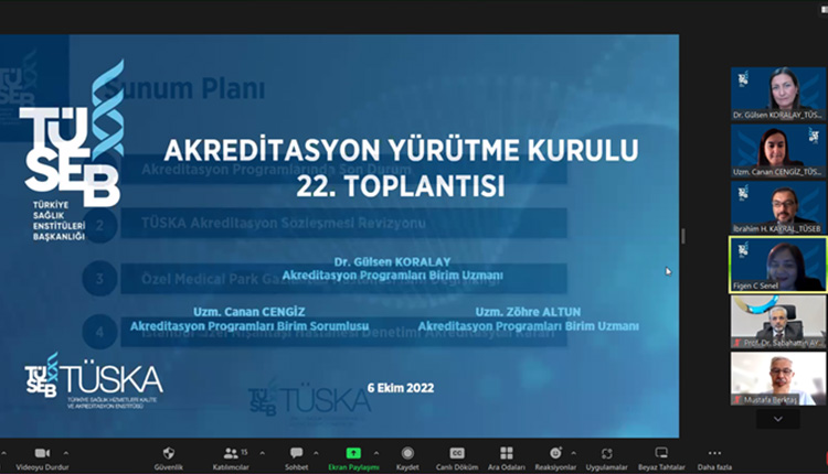 TÜSKA Akreditasyon Yürütme Kurulu 22.Toplantısı
