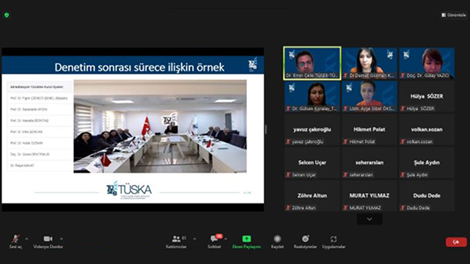 The Second Training for TÜSKA Accreditation Auditor in Health in 2023 Was Held