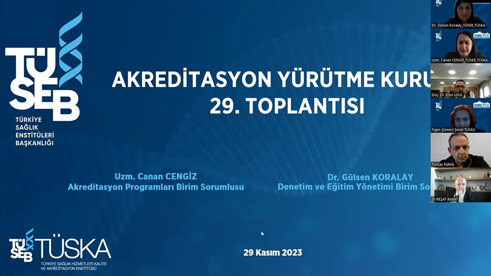 Meeting of TÜSKA Accreditation Executive Board