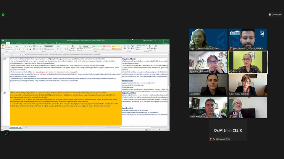 Cerebral Palsy Rehabilitation Center of Excellence Working Group Meeting was Held