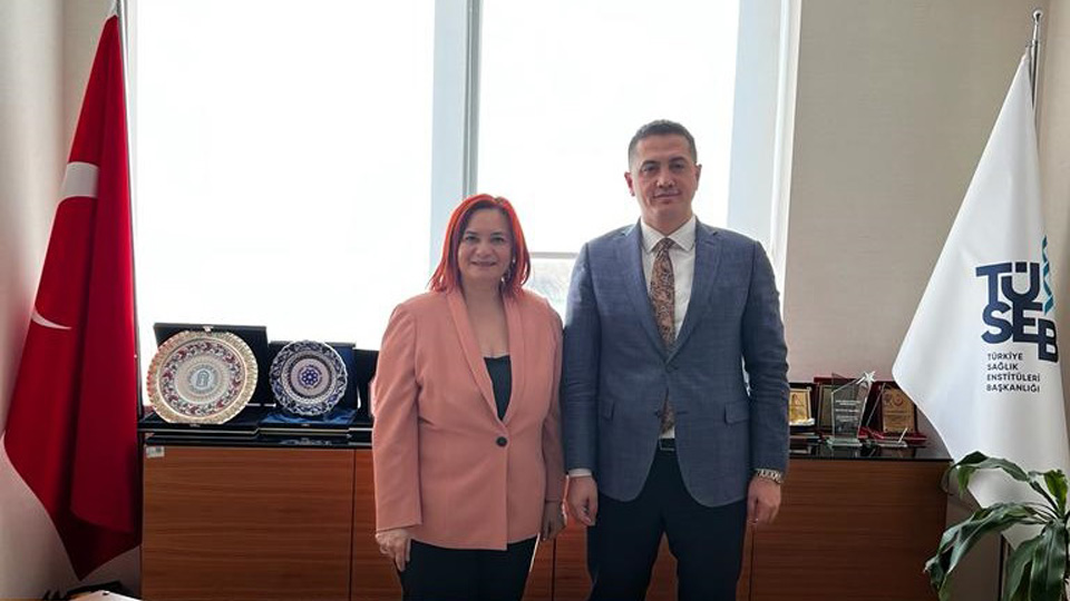 Batman Provincial Health Director Specialist Dr. Semih CANPOLAT Visit to Prof. Dr. Figen ÇİZMECİ ŞENEL, President of TÜSKA