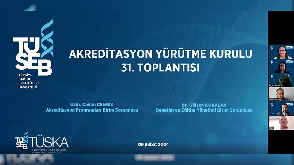 Meeting of TÜSKA Accreditation Executive Board