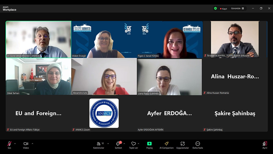 TÜSKA - Romanian National Authority for Quality Management in Health (ANMCS) Briefing Meeting