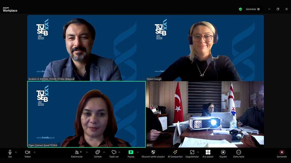 TÜSKA ve Kuzey Kıbrıs Türk Cumhuriyeti Sağlık Bakanlığı Toplantısı