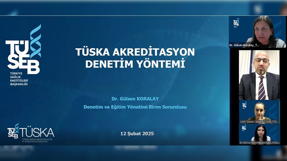 2025 TUSKA Surveyor Training Programme Webinar Series 3rd Training was held.