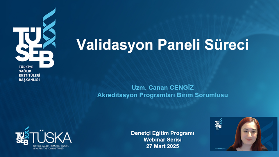 2025 Yılı TÜSKA Denetçi Eğitim Programı Webinar Serisi Başladı