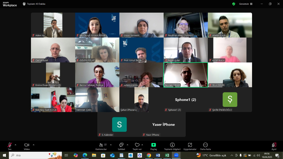 ERAS Uygulamalarının Kalite ve Akreditasyon Sistemine Entegrasyonu Toplantısı Gerçekleştirildi