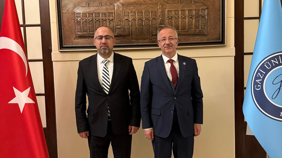 Visit of the President of TÜSKA to the Rector of Gazi University