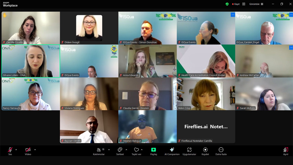 ISQua 2025 Sao Paulo, Brezilya Konferansı Hazırlık Toplantısı