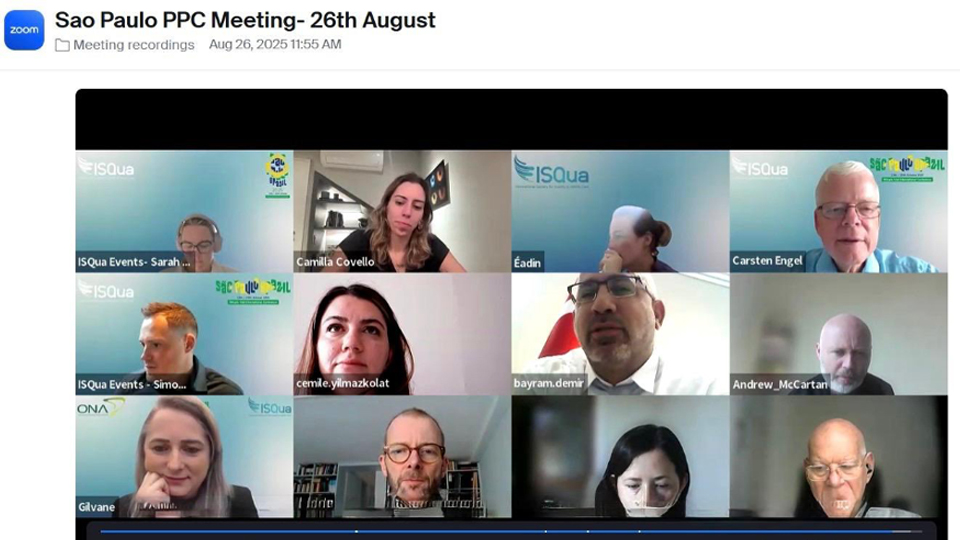 ISQua 2025 São Paulo 41. Uluslararası Konferansı Hazırlık Toplantısı