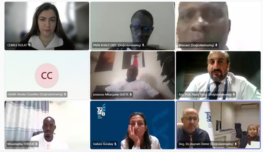 The Cooperation Meeting Between TÜSKA and The Senegal Kédougou Amath Dansokho Regional Hospital Has Been Held Online