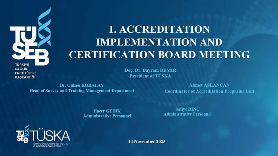 1.Accreditation Implementation and Certification Board Meeting