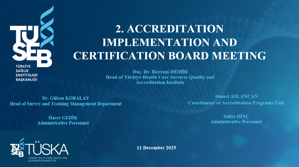 Second Meeting of the Accreditation Executive and Certification Board