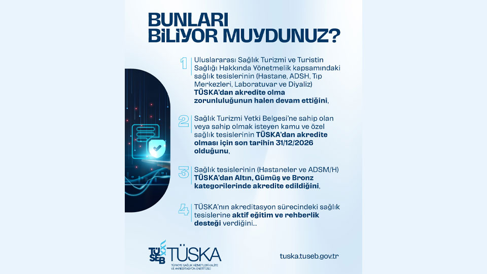 Sağlık Tesislerinin Dikkatine...