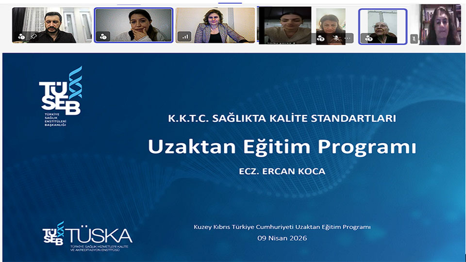 Turkish Republic of Northern Cyprus Ministry of Health Hosts Sixth Online Training Program on Quality Management