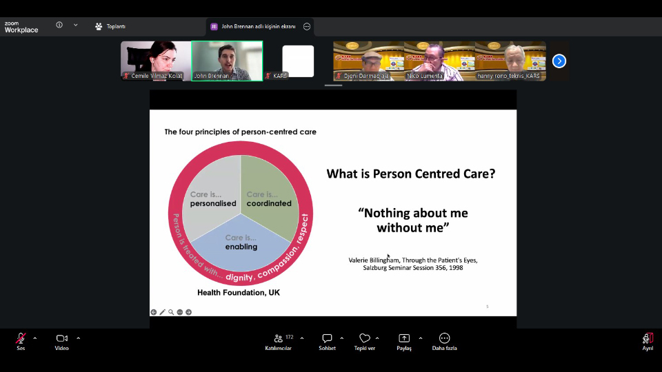 TÜSKA Surveyors Have Participated in an International Webinar Focusing on Person-Centred Care and the Co-production Approach