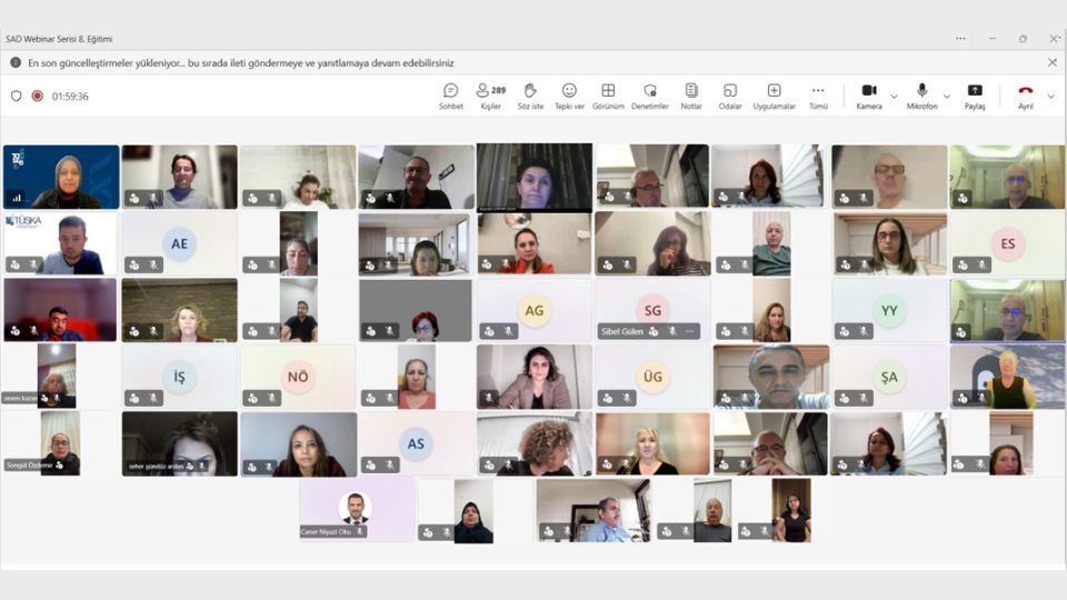 Sağlıkta Akreditasyon Denetçilerine Yönelik Webinar Serisinin 8. Eğitimi Gerçekleştirildi