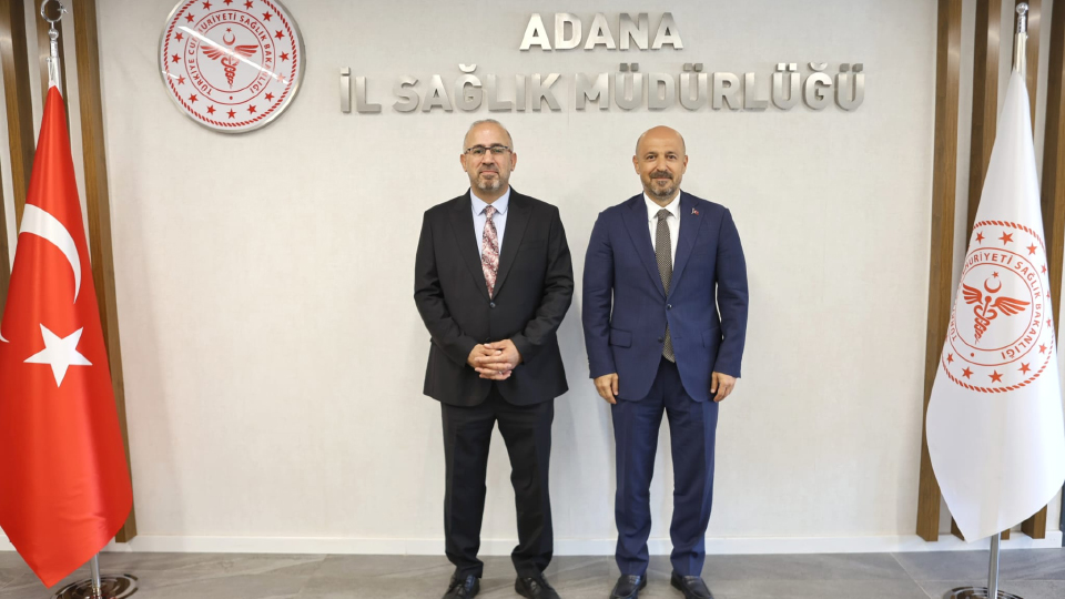 Visit by TÜSKA President Assoc. Prof. Dr. Bayram Demir to the Adana Provincial Directorate of Health