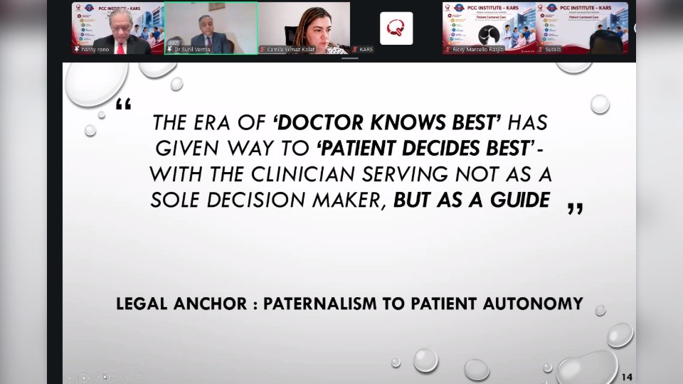 TÜSKA Has Participated in an International Webinar on Patient-Centered Care